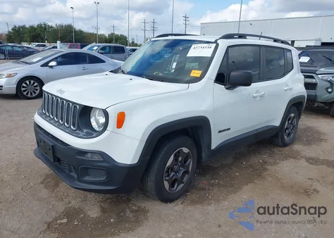 2017 Jeep Renegade Sport Fwd z USA, uszkodzony, nr VIN ZACCJAAB6HPF79470